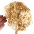 thumbnail image 3 of Monique Synthetic Mohair Light Peach Blonde Brooke Doll Wig, 3 of 4
