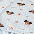 thumbnail image 5 of JUMEYU Pajamas Girls Summer Girls Pajamas Silk Satin Pajama Sleepwear Button Down Pj Set Loungewear Size 10-12 (Blue,10-12 Years), 5 of 7