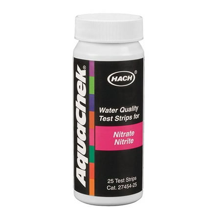 Nitrate Test - 25) AQUACHEK 641426E Nitrate/Nitrite Test Strips Swimming Pool/Spa 1 Bottle