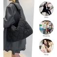 thumbnail image 7 of Kukuzhu Quilted Tote Bag for Women, Soft Puffer Tote Bag Lightweight Trendy Designer Lozenge Cos Bag Handbags, 7 of 7