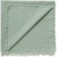 thumbnail image 4 of ANA Teal Cloth Napkins Set of 6 18x18 inch Cotton Dinner Napkins - Washable Soft Premium Hotel Quality Reusable Napkins Perfect Table Napkins for Family Dinners, 4 of 5