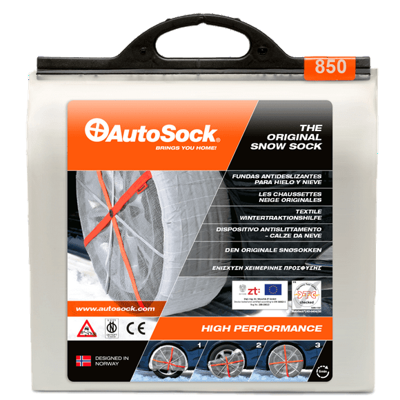 AutoSock HP850 Dispositif de Traction Hivernale, Alternative à la Chaîne de Pneu, Convient aux Voitures, Camionnettes