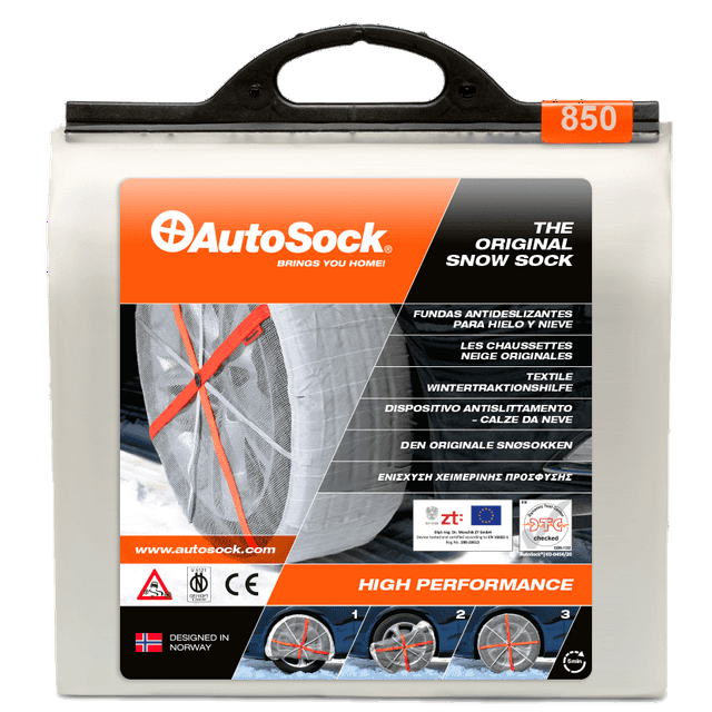 AutoSock HP850 Winter Traction Device, Tire Chain Alternative, Fits Cars, Pickup Trucks