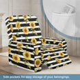thumbnail image 3 of HELLHERO Sunflower Pattern Recliner Furniture Slipcover with Soft, 4 Pieces Recliner Cover with Washable Brushed Recliner Chair Covers for Pet Kids Single Sofa Chair, 3 of 8