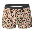 thumbnail image 6 of Men's Boxer Briefs, Abstract Leopard print Soft Comfy Mens Underwear Boxer Briefs Breathable With Widen Waist, 6 of 7