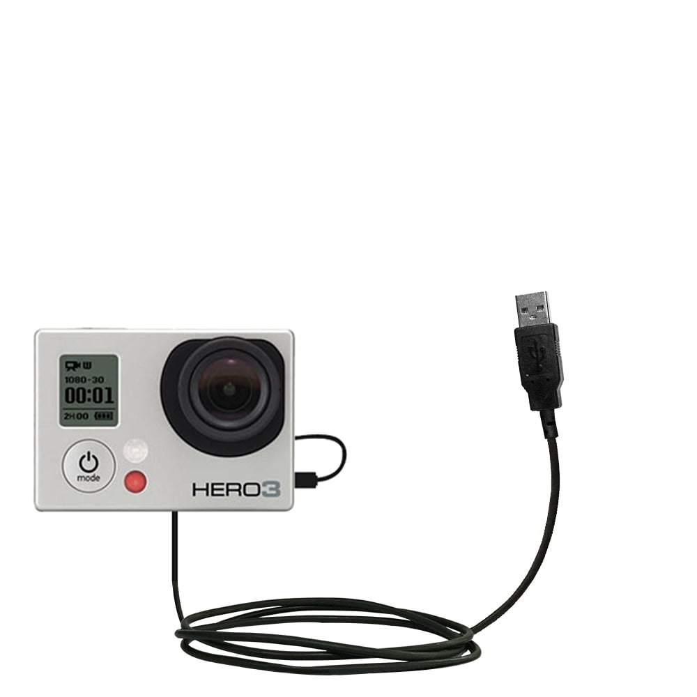 Classic Straight Cable suitable for the GoPro Hero3 with Power Hot Sync and Charge Capabilities - Walmart.com