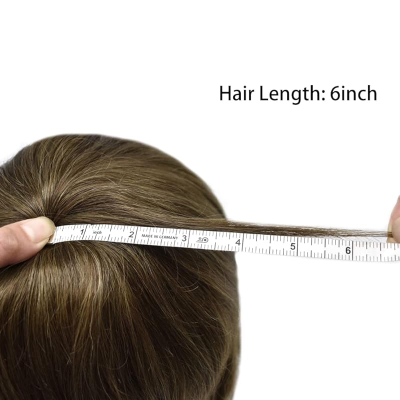 Toupee for Men Hairpiece Replacement System Male Prosthesis Full Poly Thin Soft Human Hair Piece 8X10 Injected PU Durable Skin Mens Wig #1B off Black