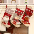 thumbnail image 2 of Bolsa de almacenamiento navideña para decoración del hogar, calcetín de Navidad, bolsa de dulces, regalo de Navidad, Año Nuevo, 2023, 2 of 4