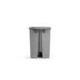 thumbnail image 5 of Simplehuman 50 Liter / 13 Gallon Semi-Round Plastic Step Garbage Bin with Secure Slide Lock Lid, Gray, 5 of 5