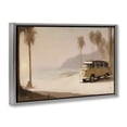 thumbnail image 3 of Stupell Industries Coastal Tranquil Beach Day Gray Floating Frame Canvas Art, 25 x 17, by Noah Bay, 3 of 8