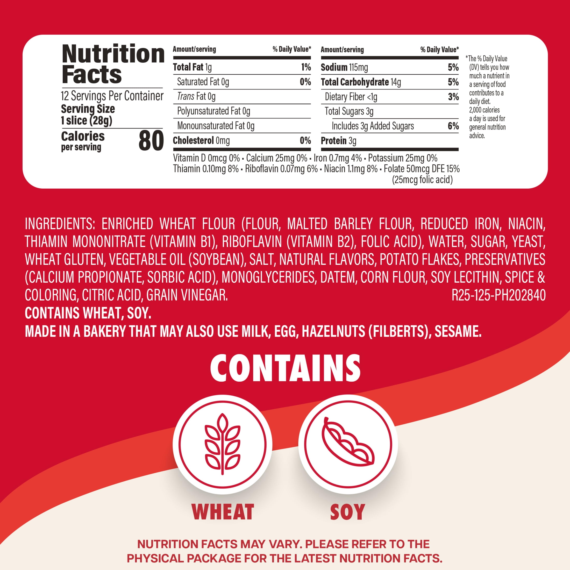 Sara Lee Hawaiian Bread, Half Loaf, 12 oz