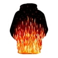 thumbnail image 4 of KHONTS Unisex 3D Novelty Hoodies for Men Cool Graphic Pullover Sweatshirts with Pockets 02-Red XXL, 4 of 5