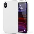 thumbnail image 1 of iPhone Xs Max Case with Screen Protector,Soft Liquid Silicone Gel Rubber Bumper Cover,Slim Fit Shockproof Protective Phone Case for iPhone Xs Max White, 1 of 8