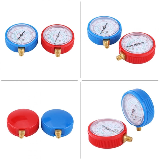Kit De Manómetro De Alta Y Baja Presión De Refrigerante R410A R134A R22 Para Pruebas De Aire Acondicionado De Coche
