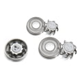 thumbnail image 4 of Lames de Rasoir Électrique de Rechange pour Hommes, Tondeuse Nasale, Tondeuse des Tempes, Rasage Électrique, 6 x Lames de Rechange, Argent, 4 of 6