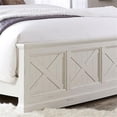 thumbnail image 3 of Homestyles Seaside Lodge Lit Très Grand Blanc Cassé, 3 of 5
