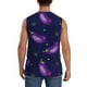 thumbnail image 4 of Fotbe Eggplant Men's Camiseta sin Mangas Estampada para Hombres, Playera Casual para Gimnasio, Entrenamiento, Playa-Small, 4 of 7