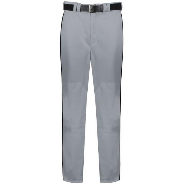 Russell R11LGM.B9B.2XL Pantalon de Baseball Adulte Piped Diamond Series 2.0, Baseball Gris & Noir - 2TG