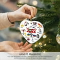 thumbnail image 4 of SUMAX1989 2022 Annual Event Christmas Ornament Keepsake Heart Acrylic Christmas Tree Hanging Ornament A Year to Remember 3", 4 of 6