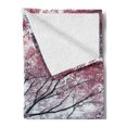 thumbnail image 2 of Tree Soft Flannel Fleece Throw Blanket, Photo with Dramatic Nature Scenery of Abstract Colorful Leafy Tree and Calm Pond, Cozy Plush for Indoor and Outdoor Use, 70" x 90", Multicolor, by Ambesonne, 2 of 5