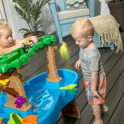Step2 Tropical Rainforest Water Table for Toddlers with 13-Piece Playset, Blue