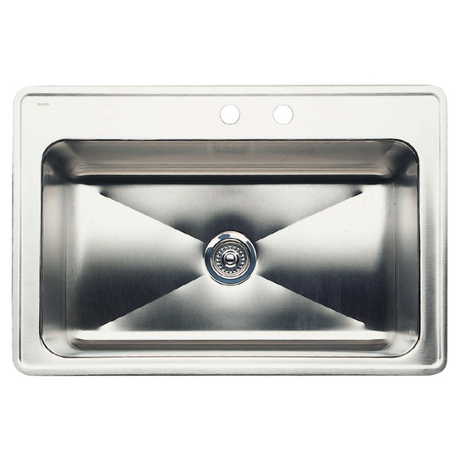 Blanco 440278 2 Magnum 22 X 33 Single Basin Stainless Steel Drop In Hole Residential Kitchen Sink