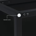 thumbnail image 4 of Pemberly Row Rectangular Nesting Table with 2 Stools in Brown, 4 of 7
