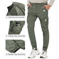 thumbnail image 4 of SPECIAL MAGIC Men's Cargo Hiking Pants Lightweight Quick Dry Water Resistant Jogger Pants with Stretch Fabric and Multi Pockets, 4 of 6
