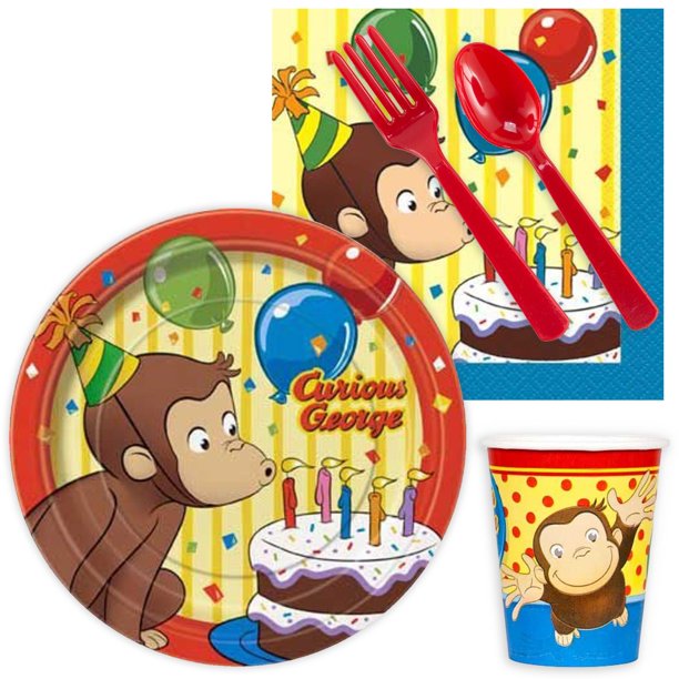 Curious George Snack Pack for 16 - Walmart.com - Walmart.com