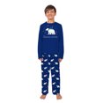 thumbnail image 4 of Christmas Is Coming Polar Bear Matching Family Pajamas With Dog, Christmas PJs, Plus Sizes, With Pockets, 4 of 7