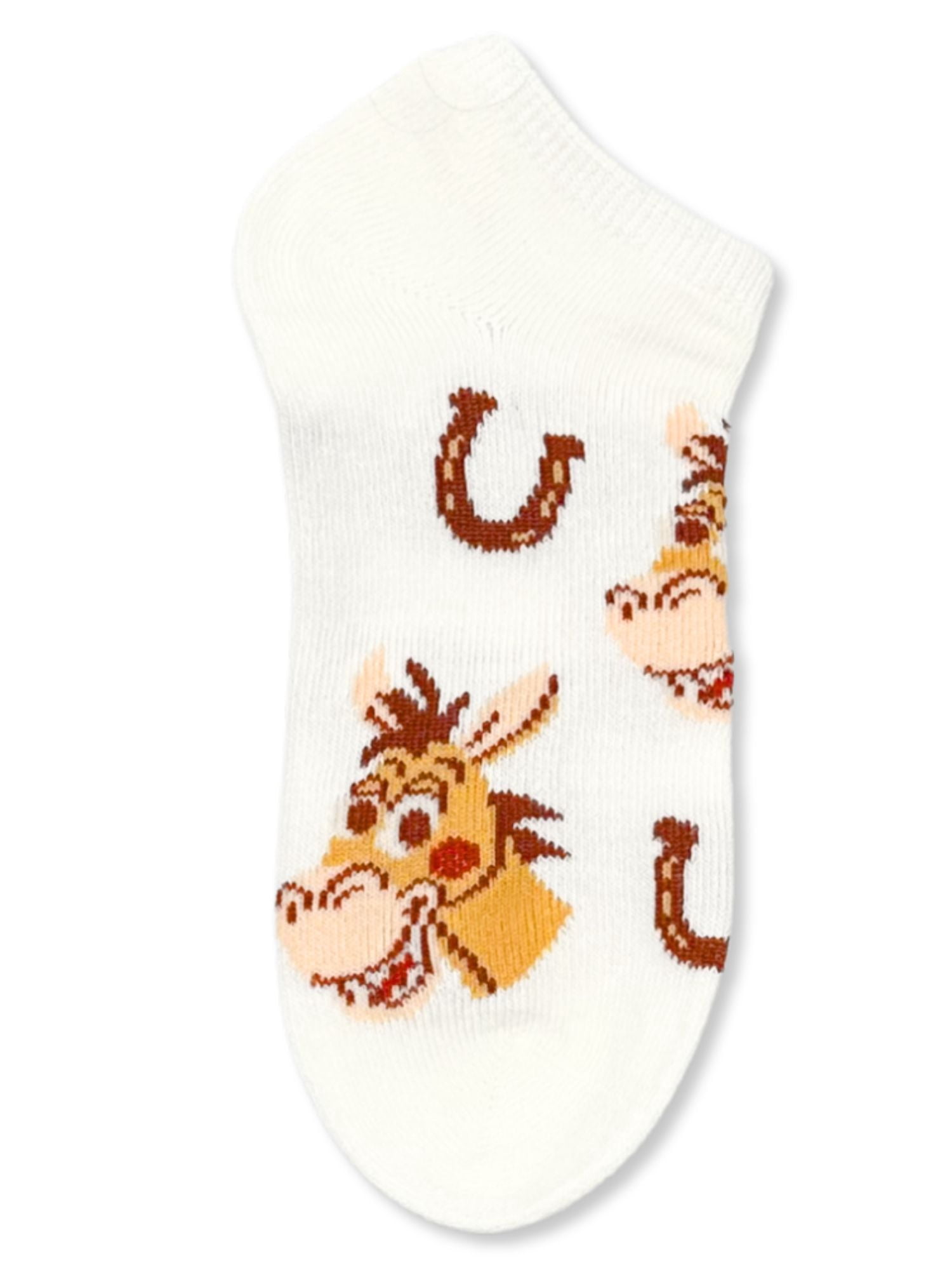 Disney Pixar Toy Story Boys No-Show Socks, 5-Pack, Sizes S/M-M/L