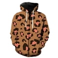 thumbnail image 1 of Sudadera con capucha y cremallera de leopardo con estampado 3D para hombre, estilo Harajuku, de manga larga, estilo urbano, holgada, para primavera, 1 of 6