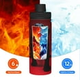 thumbnail image 5 of Uemuo Black Panther Red Background 18OZ Insulated Kettle, Sports Water Bottle, Stainless Steel Kettle, Vacuum Insulated Flask, Flip Lid Travel Mug, 5 of 7