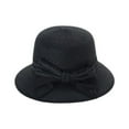 thumbnail image 4 of Shenmeida Ladies Summer Sun Hats Women Straw Beach Hats Foldable Wide Brim Floppy, 4 of 4