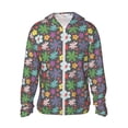 thumbnail image 2 of Lsque Daisies Flowers UPF 50+ Lightweight Sun Protection Men's Women's Long Sleeve Shirt, Hoodie Performance -3X-Large, 2 of 9