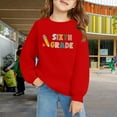 thumbnail image 4 of Mercatoo Preppy Sixth Grade Girls Pullover Sweatshirts Long Sleeve Crewneck 𝗕ack to School Clothes Teens Trendy Shirt, 4 of 6