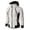White, variant on IROINNID Men's Hoodie Zip Up Long Sleeve Solid Color Casual Thickened Sweater Autumn And Winter Jacket Sport Outdoor Fake Two-piece Jacket