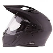 ZOX ST-11146 Z-DS10 Matte Black Full Face Dual Sport Motorcycle Helmet Large