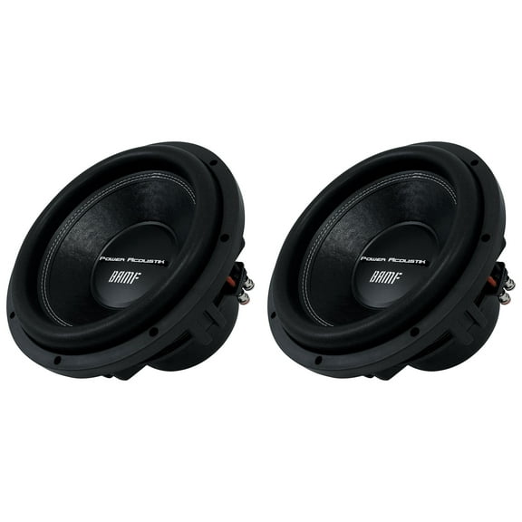 (2) Power Acoustik BAMF-122 12" 3500 Watt Car Audio Subwoofers DVC 2-Ohm Subs