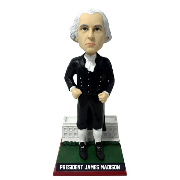 James Madison White House Base President Bobblehead Numbered to 1,808