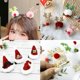 thumbnail image 2 of Pinzas para el pelo de Navidad para niñas y adultos, horquilla de sombrero, conos de pino de ciervo lindo, horquillas de oreja, accesorios para el cabello, regalo de Festival, 2 of 4