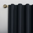 thumbnail image 3 of Sun Zero Cyrus Thermal 100% Blackout Back Tab Curtain Panel, 40"X84", Navy, 3 of 8