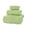 Green, variant on Huzdenx 3‑Piece Cotton Towel Set, Includes Face Washcloth, Hand Towel & Bath Towel, Soft Highly Absorbent Bathroom Towels, Multiple Colors Available