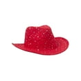 thumbnail image 2 of Glitter Cowboy Hat - Red, 2 of 4