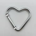 thumbnail image 4 of Mdesiwst 10Pcs Heart-shaped Carabiner Hooks Compact Hook Clips Strong Load-bearing Key Holders Camping Supplies, 4 of 7