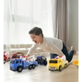 thumbnail image 6 of Mozlly Friction Powered Truck Toy Set – Includes 1 Monster Pick Up with Speed Boat, 3 Emergency Tow Trucks with Racing Trucks and 3 Farm Vehicles with Water Tank, Log Hauler, Tractor – Styles Vary, 6 of 7