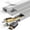 Gray, variant on Cord Hider, LazySpin 42.5In Large Cable Wires Cord Cover for Wall Mount TV PVC, White