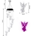 thumbnail image 2 of Luz solar de campanas de viento Jadeshay Negro A, 2 of 7