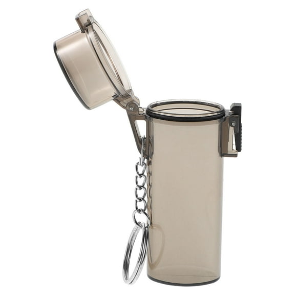 Topbathy 1Pcs Waterproof Lighter Case Keychain for Men and Women