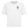 thumbnail image 2 of Men's Levelwear White Los Angeles Dodgers Register Oversized Luxe Signature Knit T-Shirt, 2 of 3